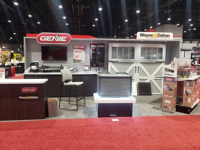 10x20 trade show booth for Genie at 2022 ACE
