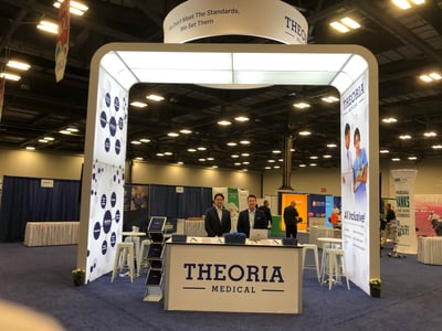 20x20 exhibit for Theoria at 2022 OHCA
