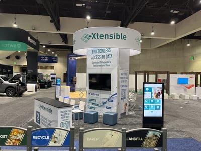20x20 event booth for Xtensible at 2022 DistribuTech show