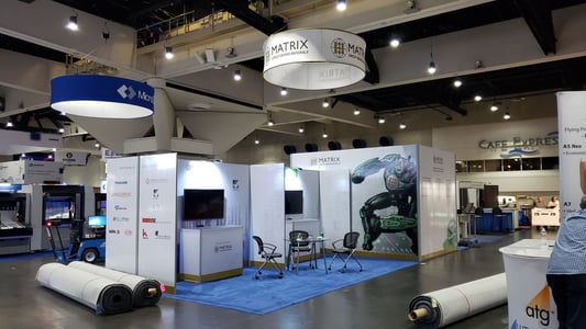20x40 booth for Matrix Electronics at 2019 IPC APEX