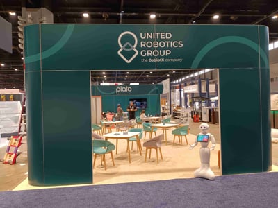 20x50 United Robotics booth at 2023 NRS