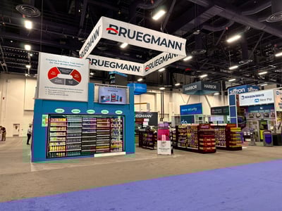 double deck trade show exhibits - Bruegmann Group at NACS Show
