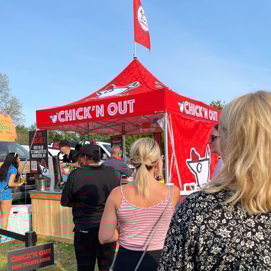 Chick'n Out 10x10 Pop-up Vendor Tent