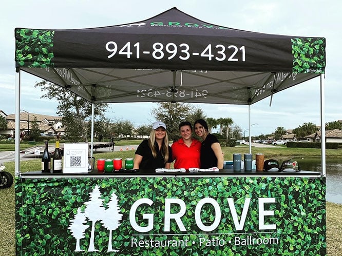 The Grove 10x10 mightyTENT