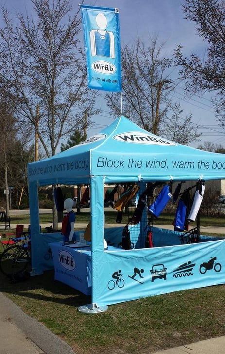 WinBib Outdoor Booth