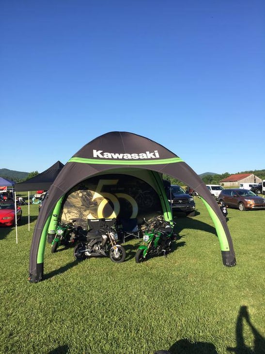 Kawasaki Branded 17x17 Tents