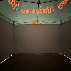 Double layered walls block out the light.