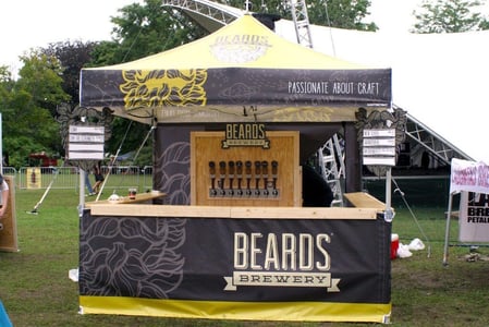 Beards Brewery Custom MONARCHTENT by TentCraft