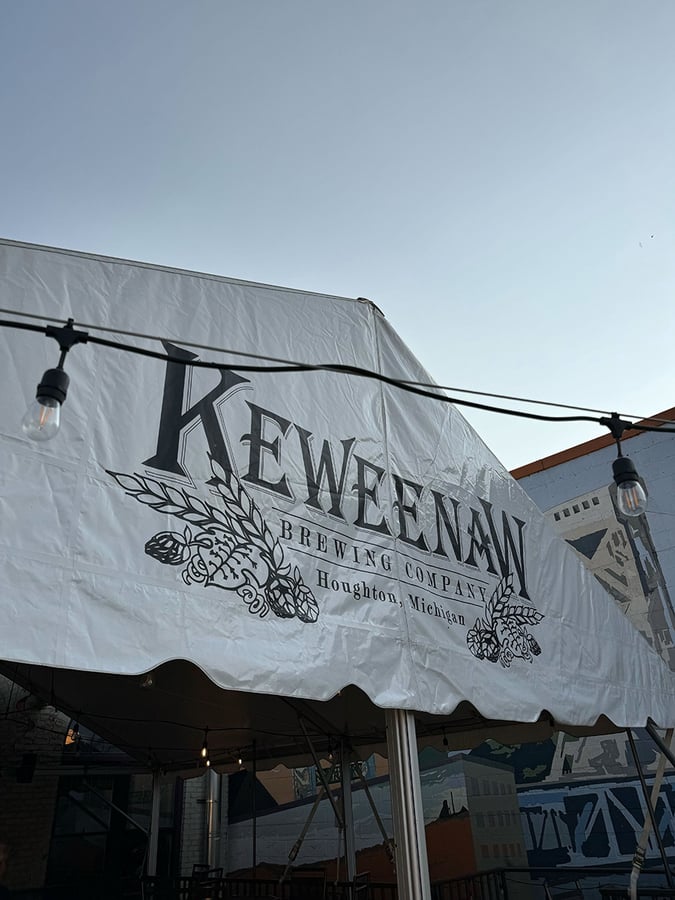 Semi-Permanent Tent For Brewery Deck