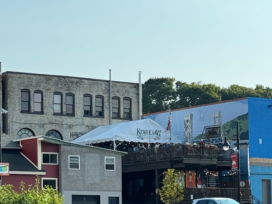 Semi-Permanent Tent For Brewery Deck