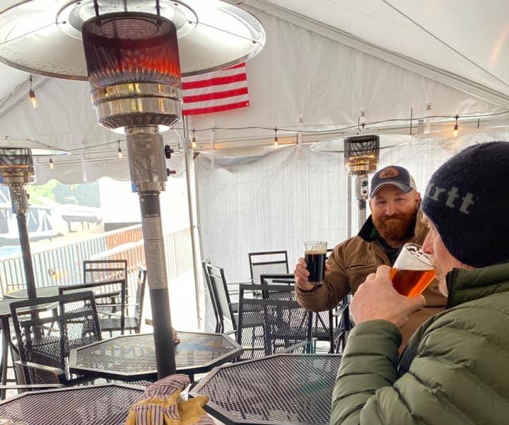 Semi-Permanent Tent For Brewery Deck