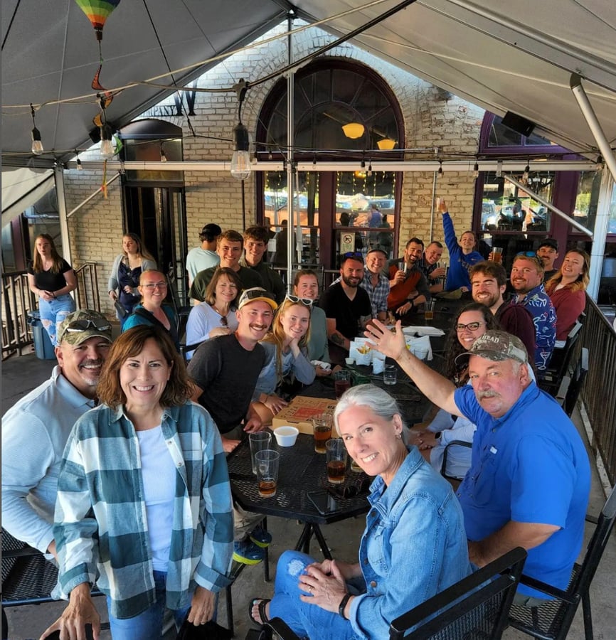 Semi-Permanent Tent For Brewery Deck