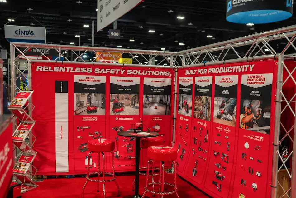 Milwaukee Tools Trade Show Booth