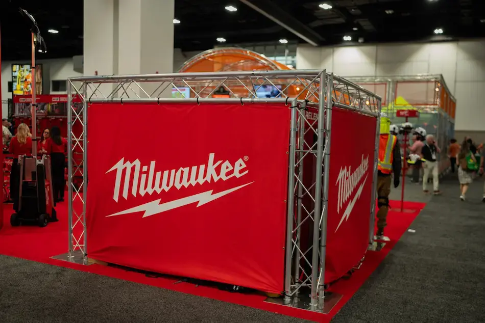 Milwaukee Tools Trade Show Booth