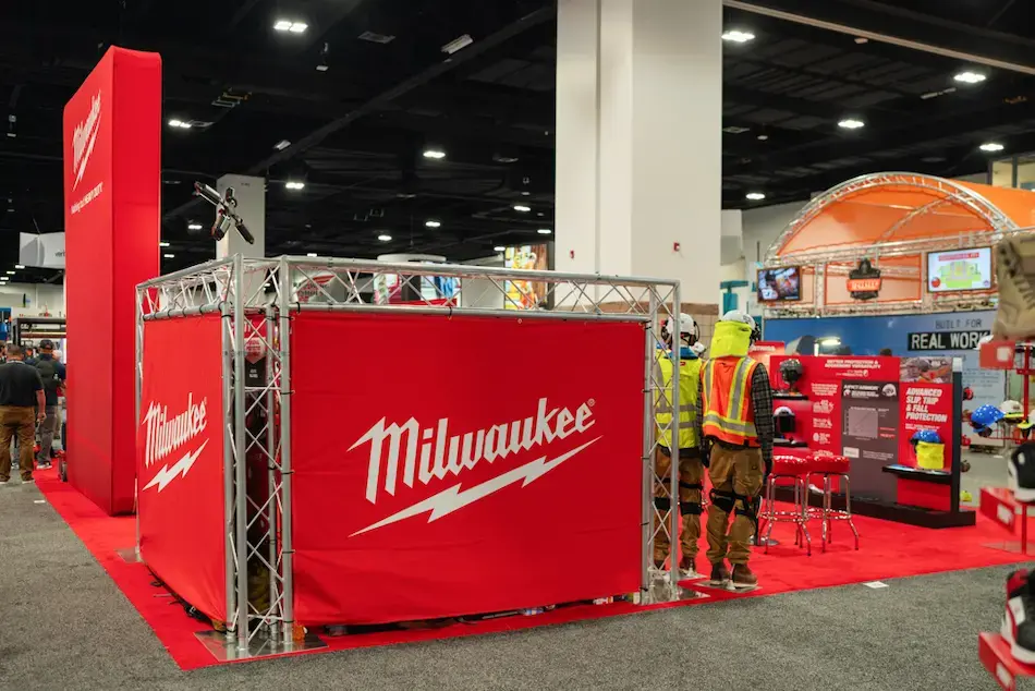 Milwaukee Tools Trade Show Booth