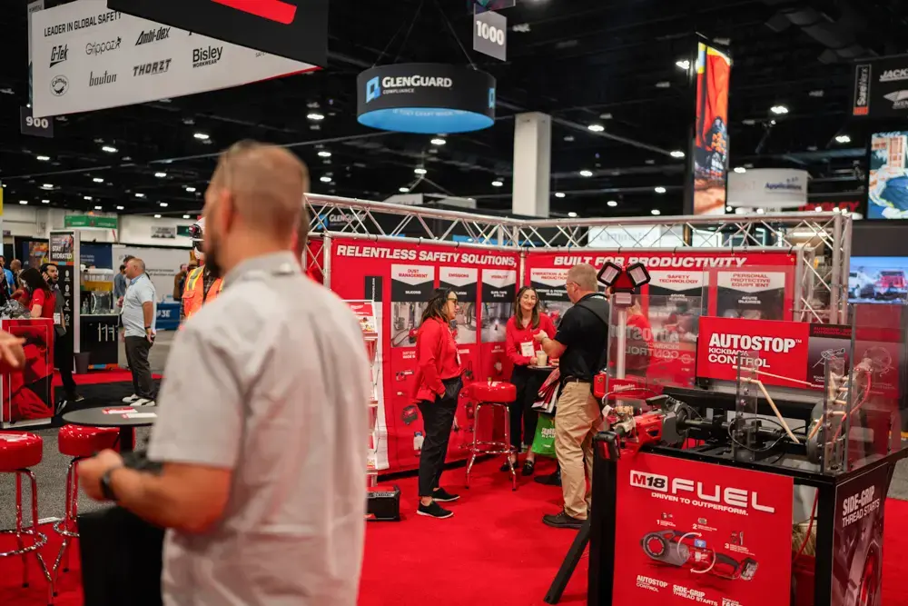 Milwaukee Tools Trade Show Booth