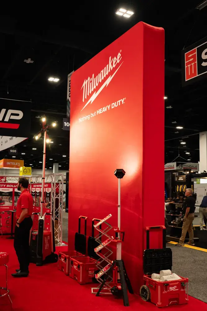 Milwaukee Tools Trade Show Booth