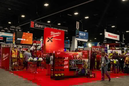 Milwaukee Tools Trade Show Booth