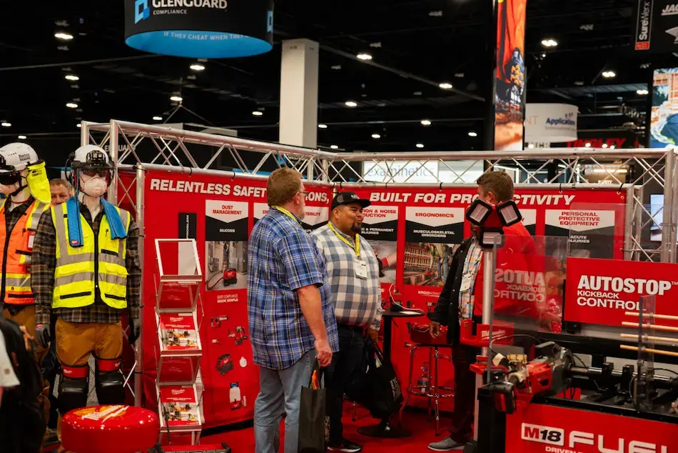 Milwaukee Tools Trade Show Booth