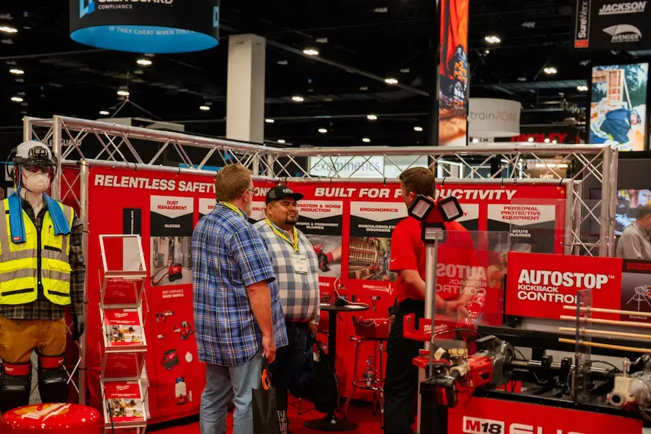 Milwaukee Tools Trade Show Booth