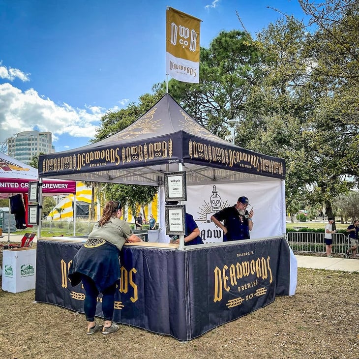 Deadwords Brewing Heavy Duty Sampling Tent