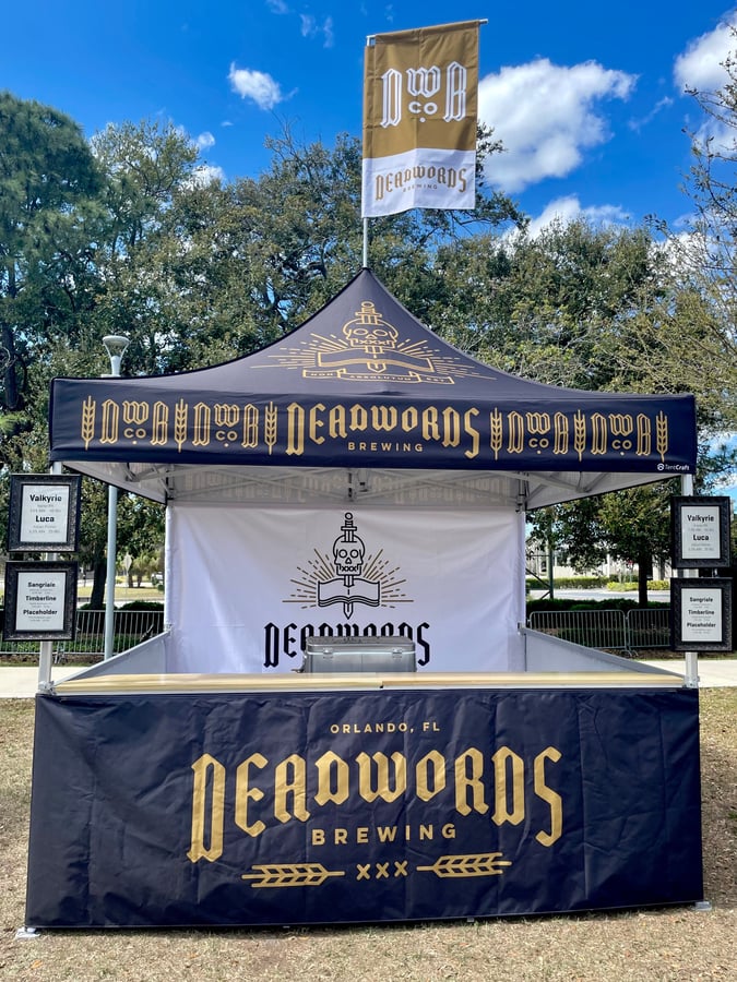Deadwords Brewing Heavy Duty Sampling Tent