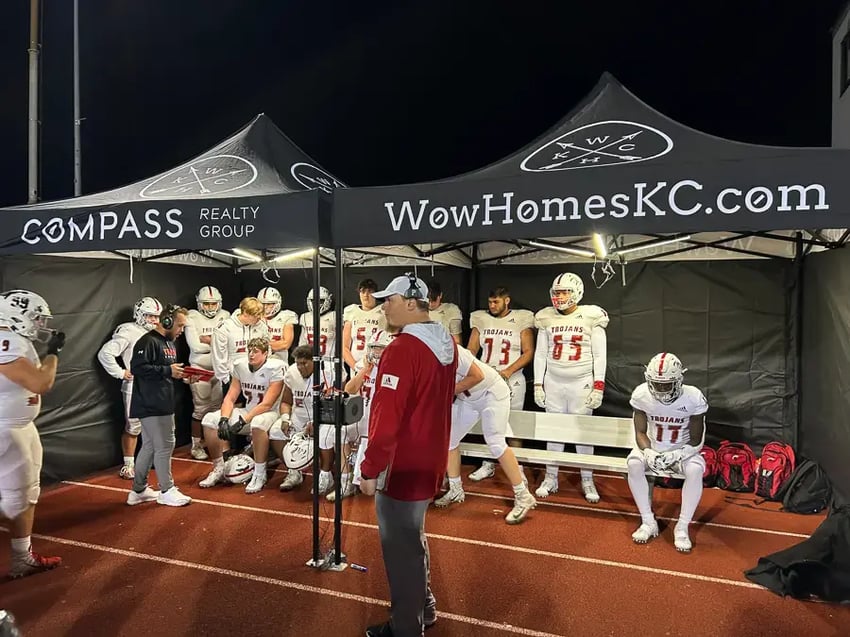 Real Estate Tent at NFL Tailgate