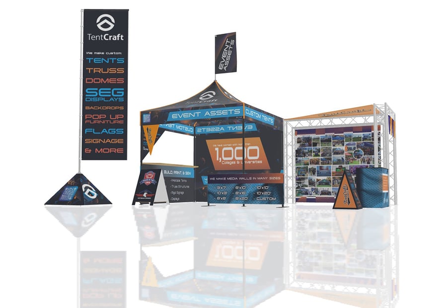 TentCraft's Custom Trade Show Booth for NACDA 2024