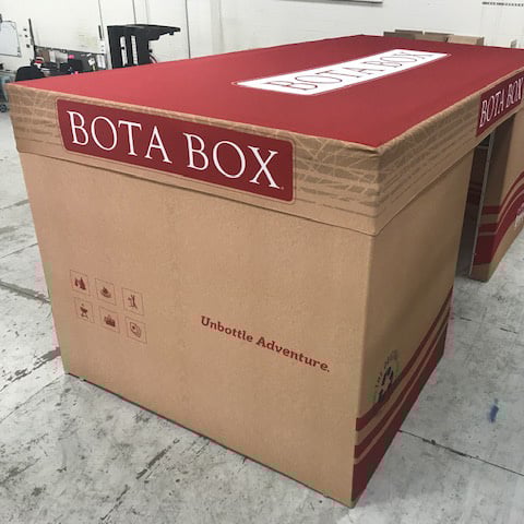 Bota Box Activation Truss Setup