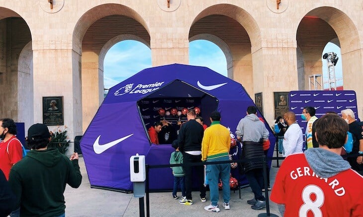 Event Dome with Nike Branding