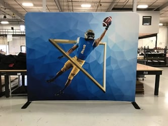 UCLA Custom Media Wall serving as a backdrop
