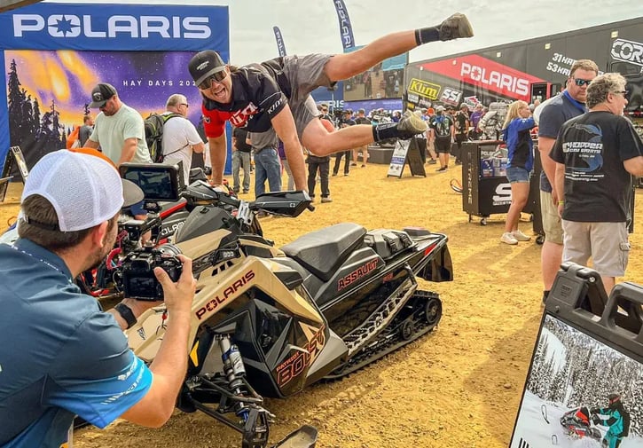 Polaris Truss Tent with Built in Photo Backdrop