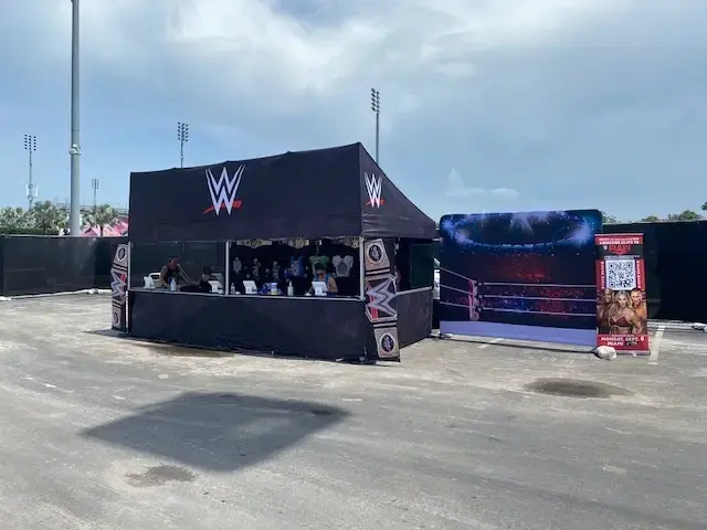 WWE Fan Experience with MONARCHStorefront and Media Wall