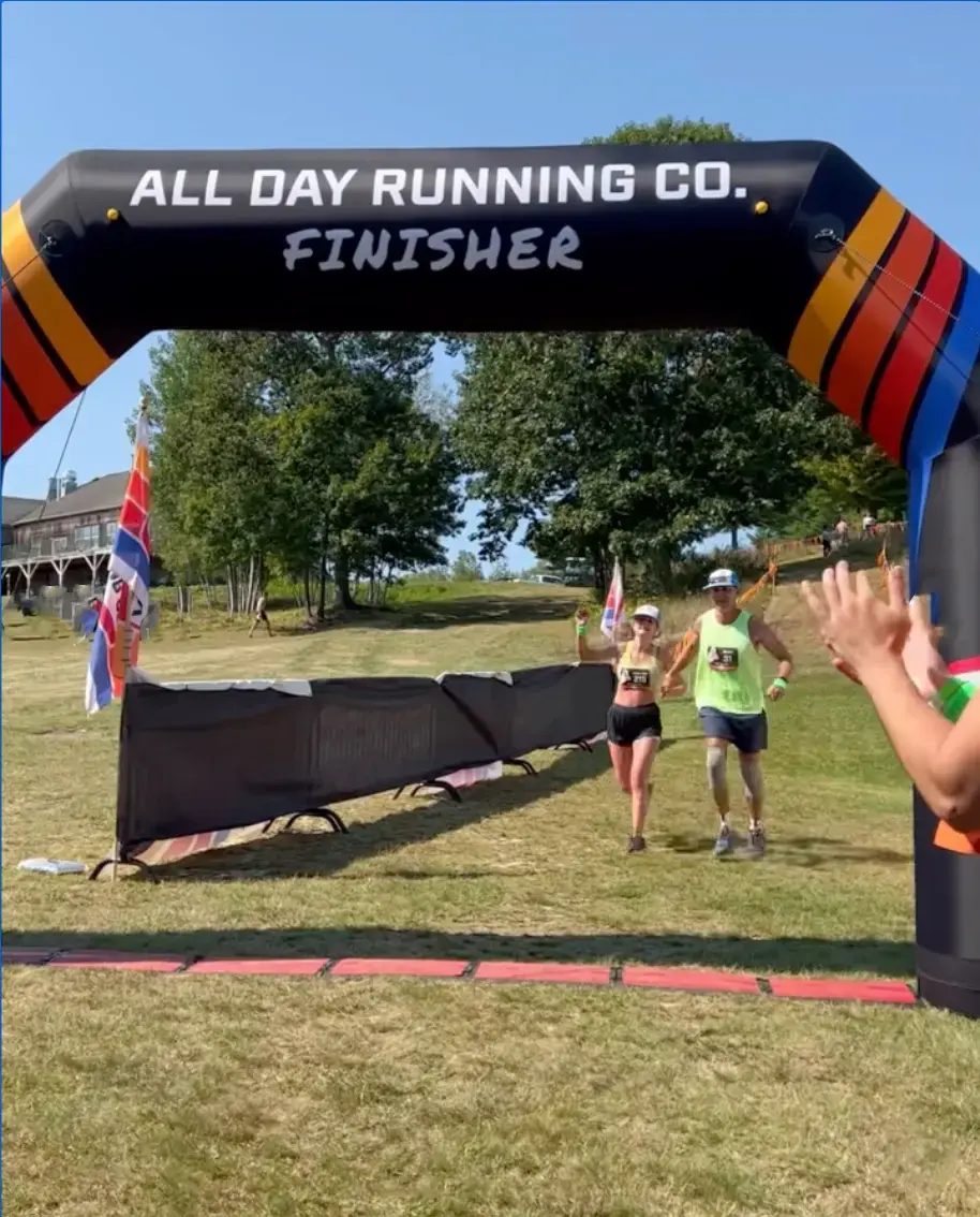 All Day Running Inflatable Finish Line