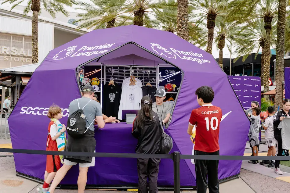 Soccer.com Premier League Dome Retail Experience