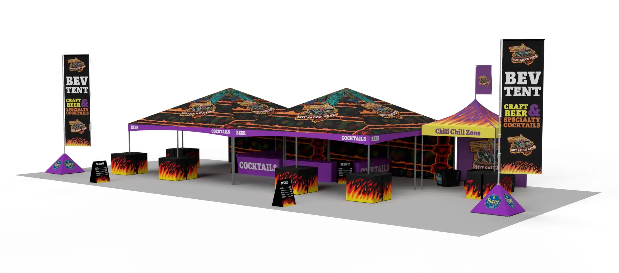 Custom Tent & Structure Renderings