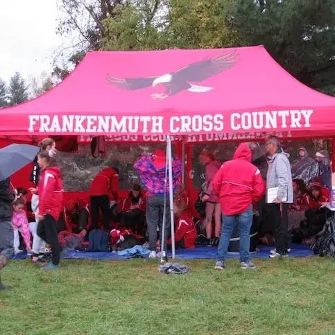 Super-Tough Tent for Cross Country Team