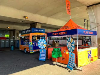 Texas Lottery Tent