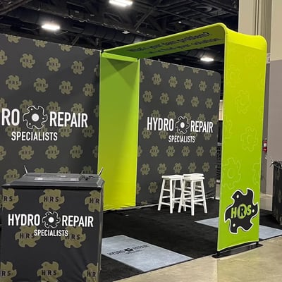 Half arch media wall