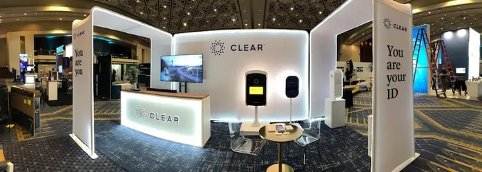 Trade Show Booth Setup for CLEAR
