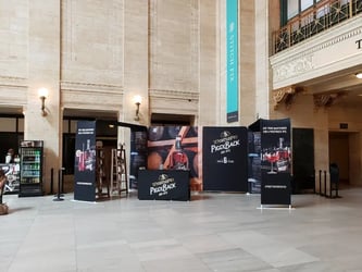Whistle Pig Whiskey trade show setup