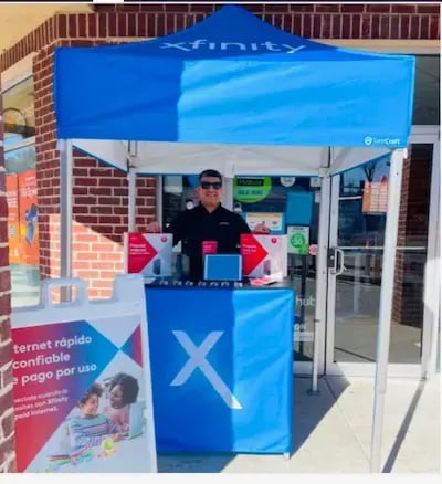 Xfinity 5x5 Store Activation Setups