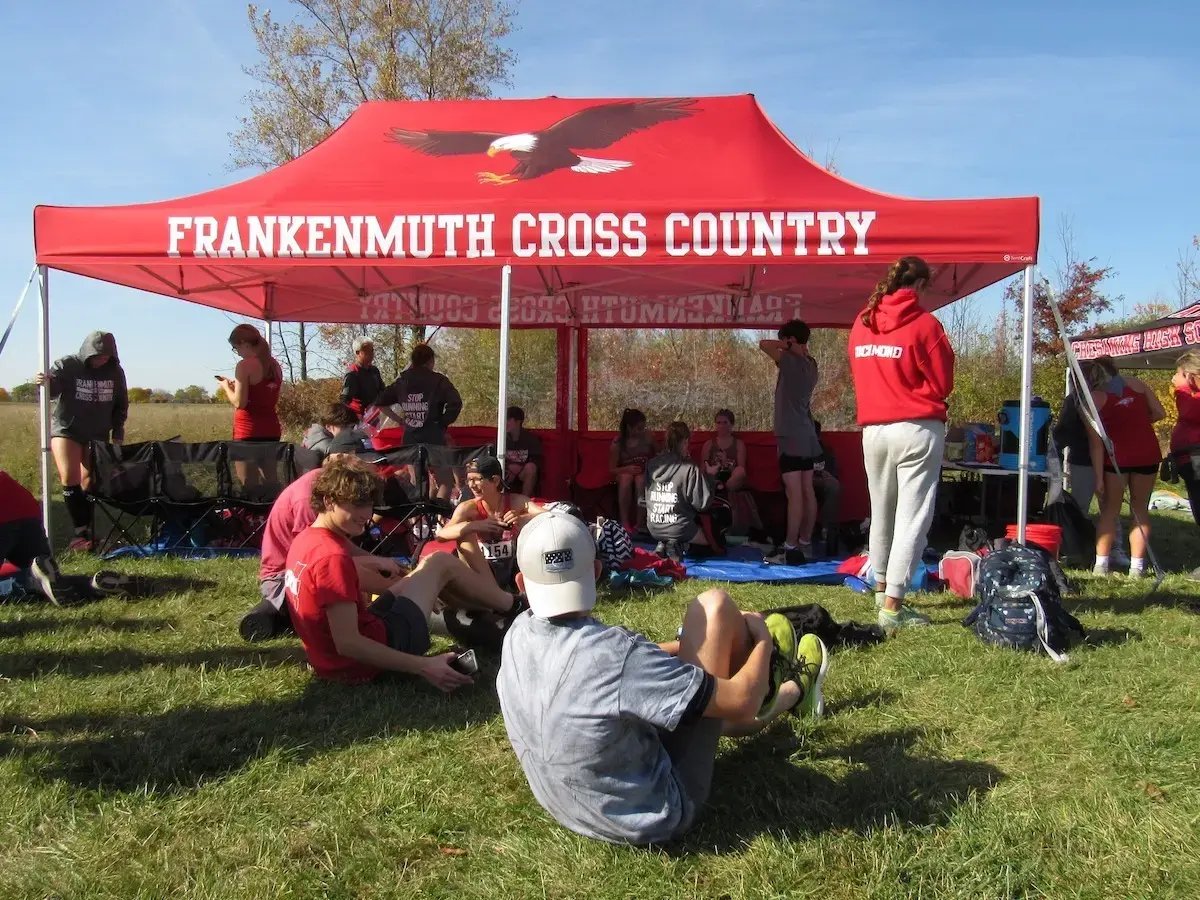 Frankenmuth Cross Country Custom Team Tent