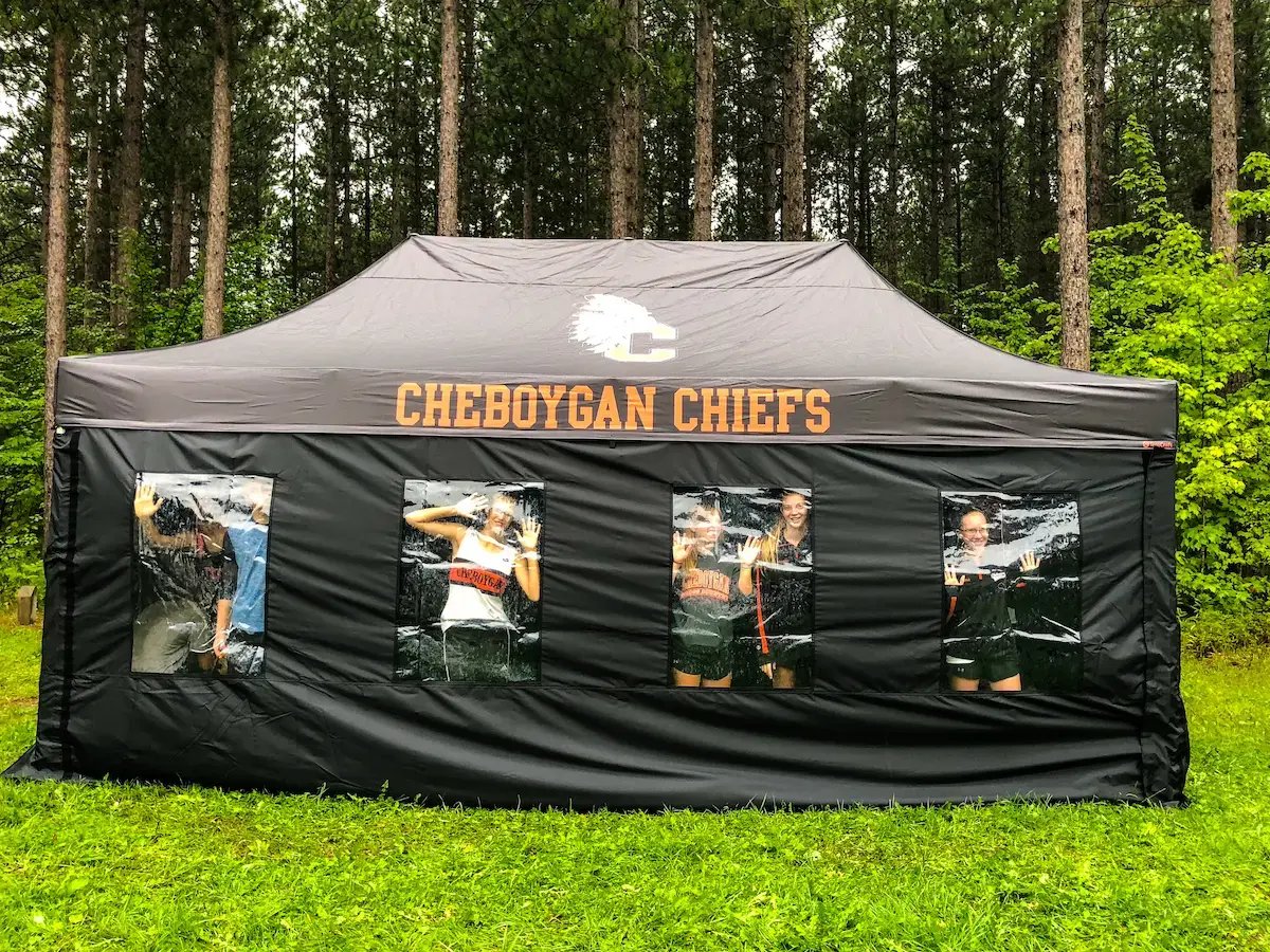 Cheboygan Chiefs Custom Pop-up Tent