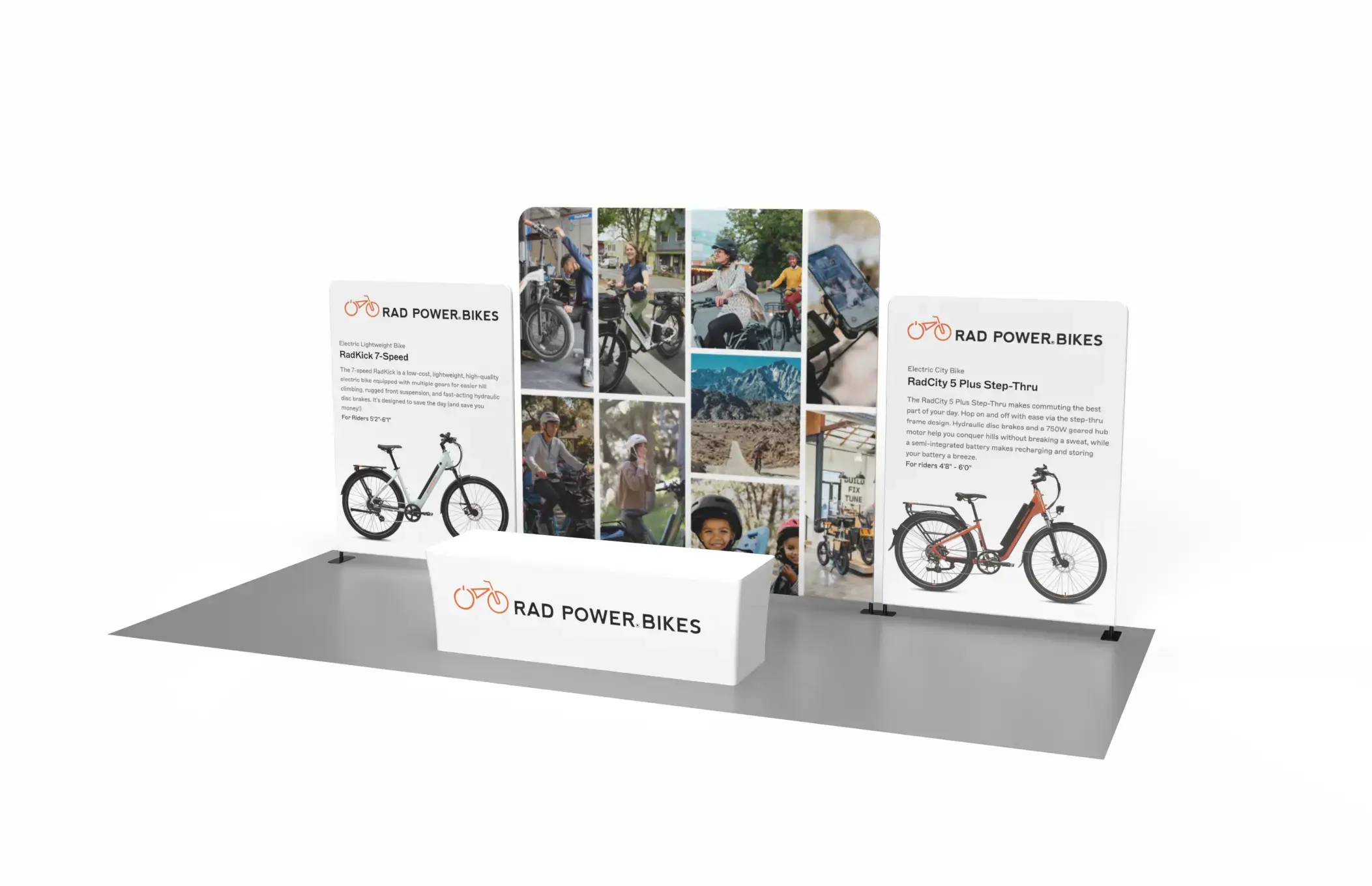 trade show activation for Rad Power Bikes