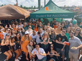 University of Miami Student Bar Association Custom 10x10 MONARCHTENT Pop-Up