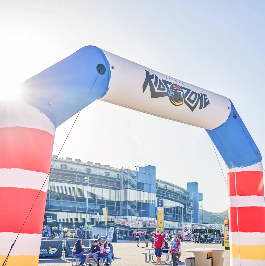 Inflatable Arch for a NASCAR Event