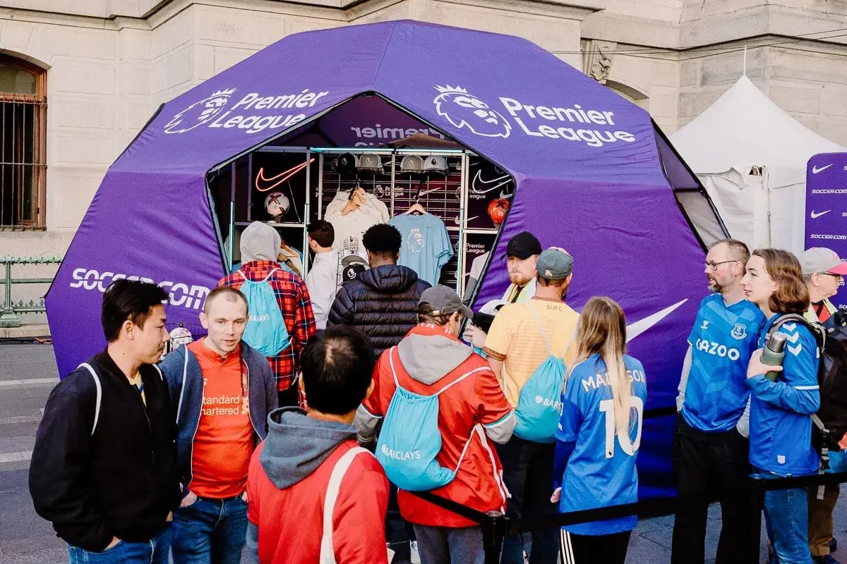 Soccer.com Premiere League Custom Event Dome