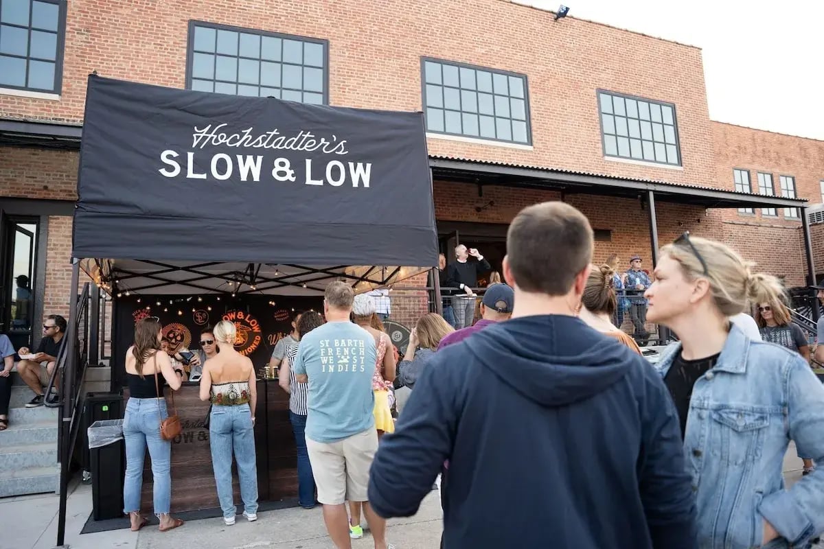 Custom vendor tent for Slow & Low