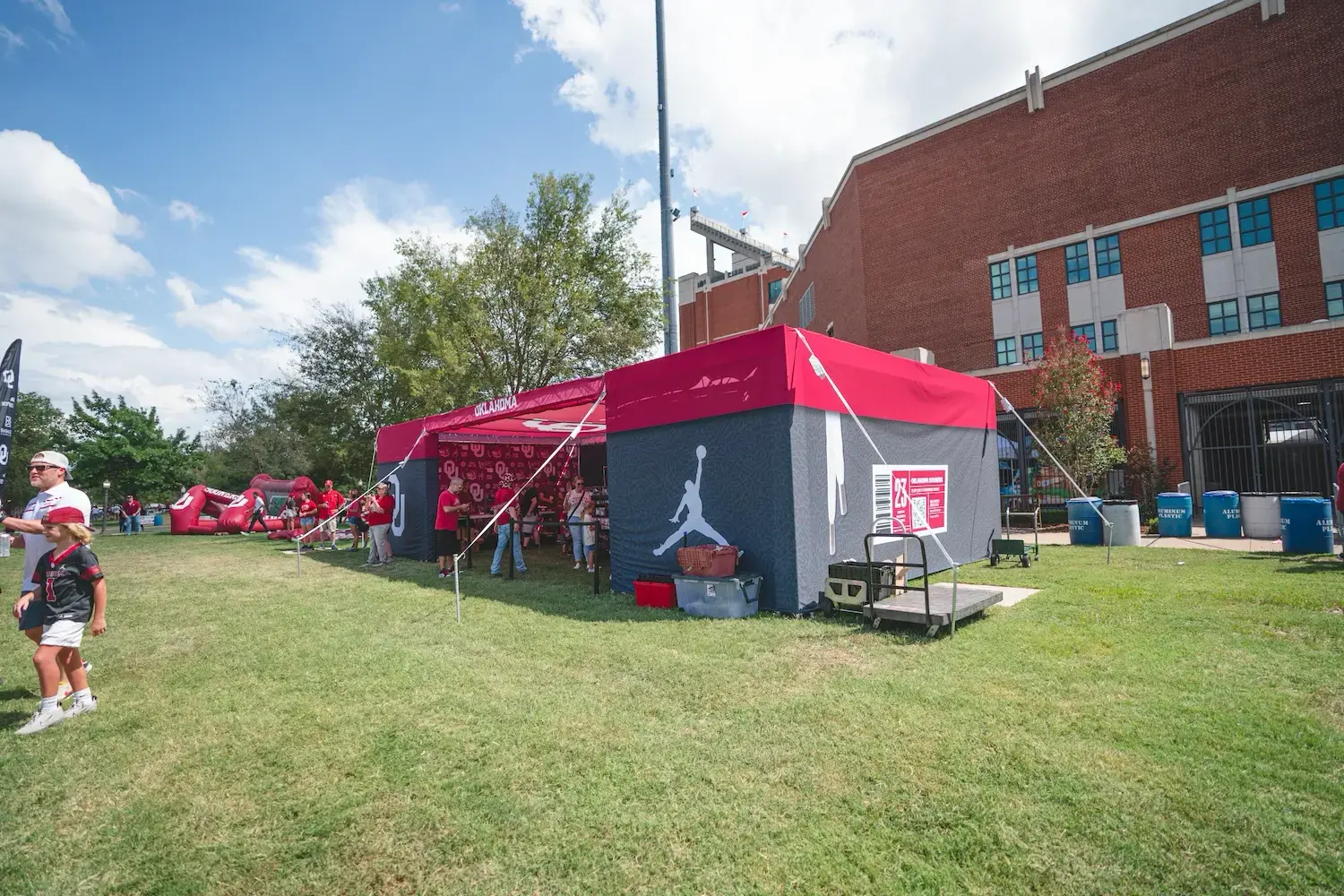 Custom shoebox structure for University of Oklahoma